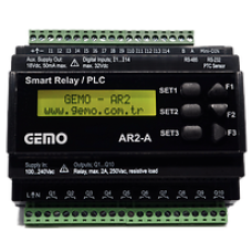 AR2-A-230VAC-12D2A-RTC Ray Tipi Ladder Logic ile Programlanabilir PLC Akıllı Röle