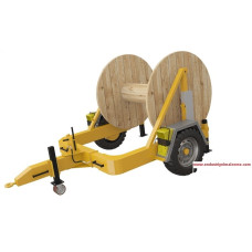 CDT-20 2000 kg Cable Reel Carrying Trailer Kablo Makarası Taşıma Römorku