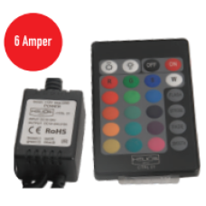 6A RGB 12-24 V DC Led Kontrol Cihazı