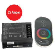 24 Amper 12-24 V DC RGB Led Kontrol Cihazı