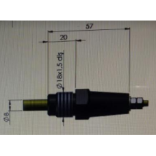 18 x 1.5 x 57 x 6.3 mm 12-24 V Kavrama bujisi