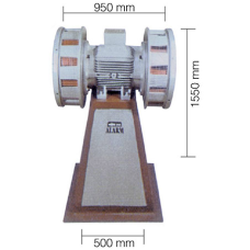 AS0084 11000 W 380 V AC 50 Hz 290 db Asenkron Motorlu Çift Fanlı Döküm Siren