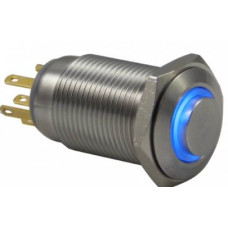 D19 16 mm Metal LED'li Kalıcı Buton