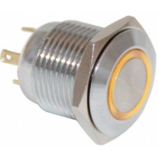 D34 16 mm Metal LED'li Yaylı Buton