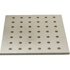  KDP5050 Kordierit Plaka 500 x 500 x 15 mm delikli Fırın Rafı