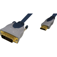 HDM-DVI-2 2 metre HDMI - DVI Kablo(Ferit Mıknatıslı)