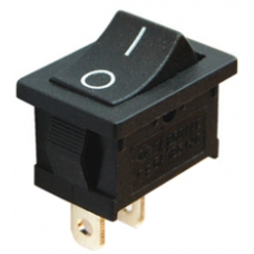   IC-124 OFF-MOM 2P Mini Işıksız Yaylı Anahtar 