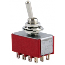   IC-148D ON-OFF-ON Ø6mm Toggle Switch 