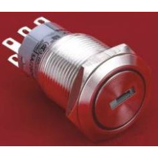 LAS1-AGQ-11Y-21 0-I IP65 19mm Metal Anahtarlı Switch 