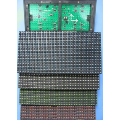 P10 Yeşil 32 cm x 16 cm Led Panel Kayan Yazı Tabela Ledli Pano