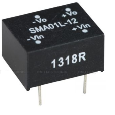 1W Giriş 4.5~5.5V dc Çıkış 12 Vdc 0~84  mA Regulesiz Tek çıkışlı DC-DC Converter