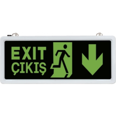 SNT-SY127 EXIT Tek Yön 350x150mm Çıkış Tabalası