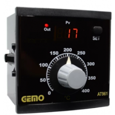 Gemo AT961-230Vac-R 96x96 Analog Sıcaklık Kontrol Cihazı  