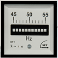 72x72mm(11 - 13 Dilli) Pano Tipi titreyen Frekansmetre