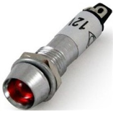 IC-225 Ø8 mm 12 V Metal Sinyal Lambası 