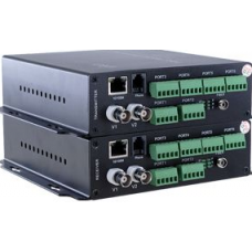 KX1057 2 Video + Audio + Data + Ethernet 2Bi Directional Fiber Media Converter