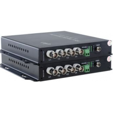 KX1055 4 Video+1 Data Fiber Media Converter