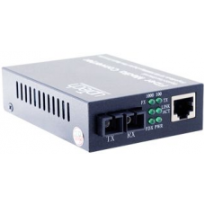 KX1058 10-100-1000 Mb ps Single Mode Duplex Gigabit Fiber Media Converter 