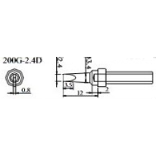 200-2.4 D QUICK Havya Ucu 2.4 mm